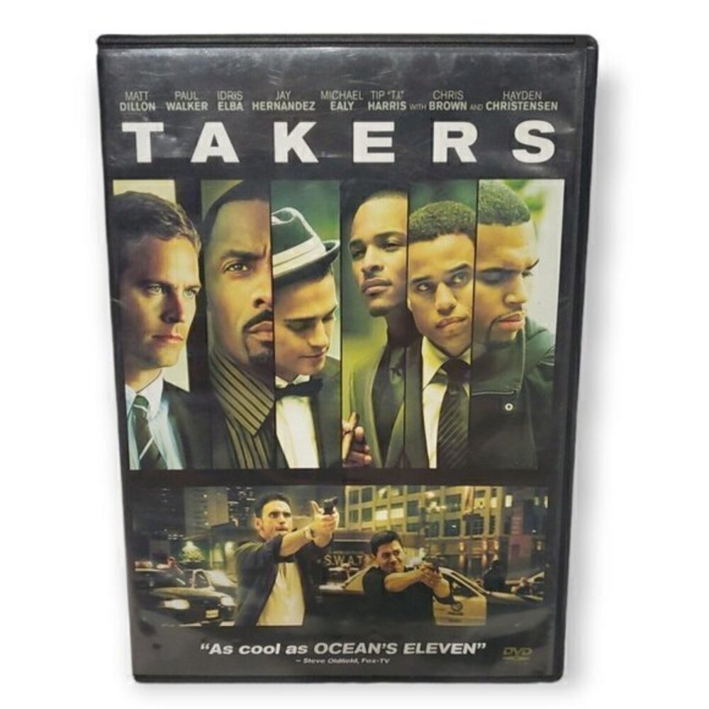 Takers [2011 DVD Paul Walker T.I. Hayden Christensen Chris Brown